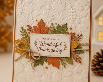 Maple Leaf Embossing Folder for Card Making & Paper Crafts 105x148mm