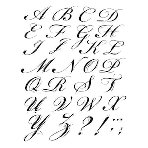 Capital letter transparent clear stamp for DIY scrapbooking photo album Decorative clear stamp sheets card making