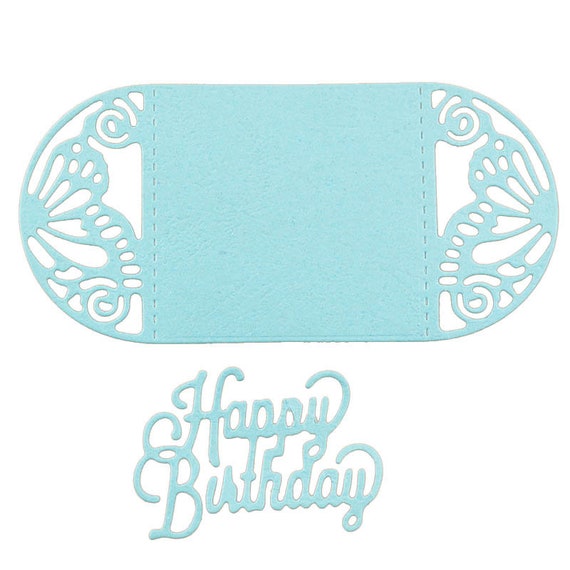 Happy Birthday Metal Die Cuts - Scrapbooking & Card Making Dies For DIY Crafts