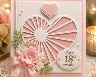 Troquel de metal con forma de corazón para tarjetas y álbumes de recortes.