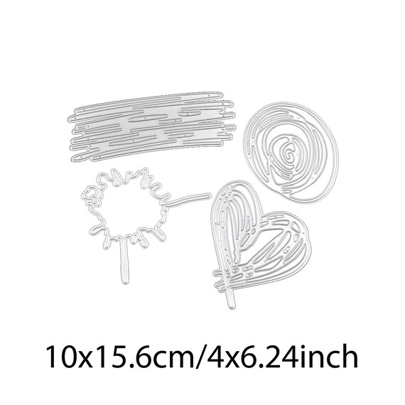 Album Fai Da Te XAGMODSHN Fustelle In Metallo Con Pizzo Per Scrapbooking Stencil Per Goffratura 898195 - Foto 8