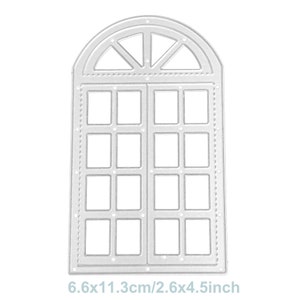 Window metal die cut| Metal cutting die| Scrapbooking Die-cut for scrapbooking, Greeting card making , die cut