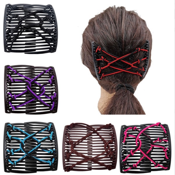 Double Hair Comb Etsy