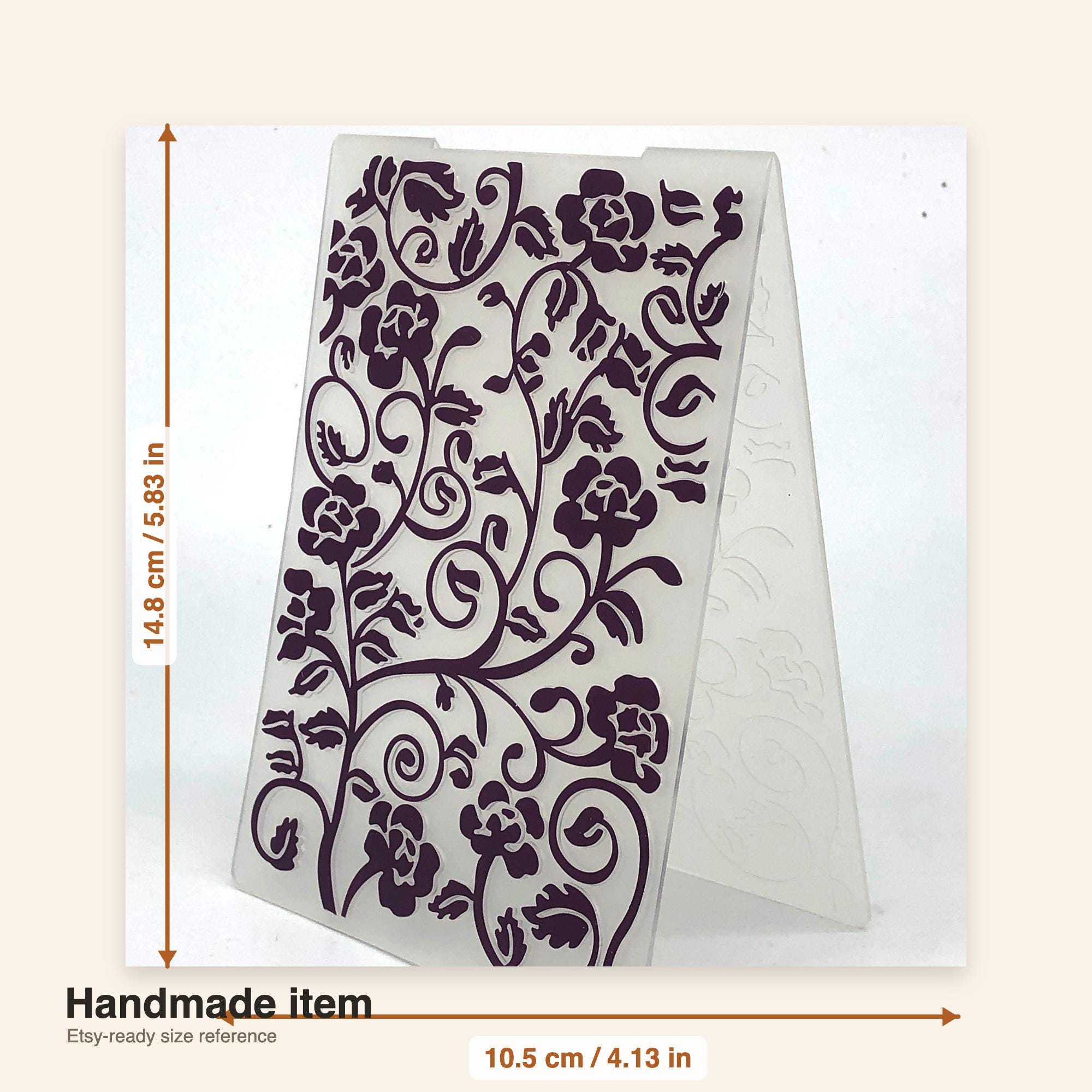 Floral Vine Embossing Folder for Crafts and Card Making - Etsy