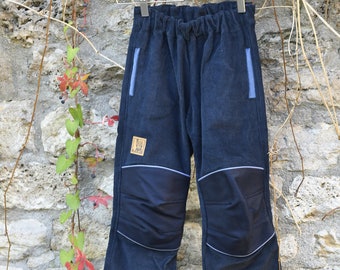 Buy now**** robust corduroy trousers with extra strong trimmings made of double pilot, 128