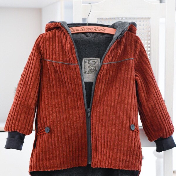 cozy jacket made of wide corduroy
