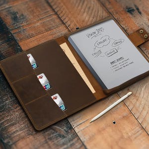 Pelle personalizzata compatibile con Remarkable Paper Pro reMarkable 2 cover con custodia per penna, reMarkable 2 Case custodia per tablet