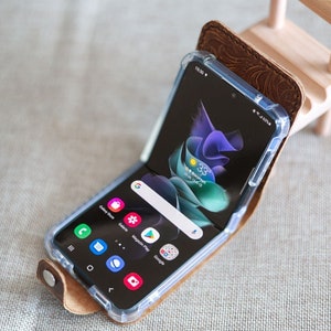 Personalized Handmade Flip case Moto Razr 60 Ultra,Razr Ultra 2025,Moto Razr+ 2025 case leather,Motorola Flip case Full Grain Leather Case