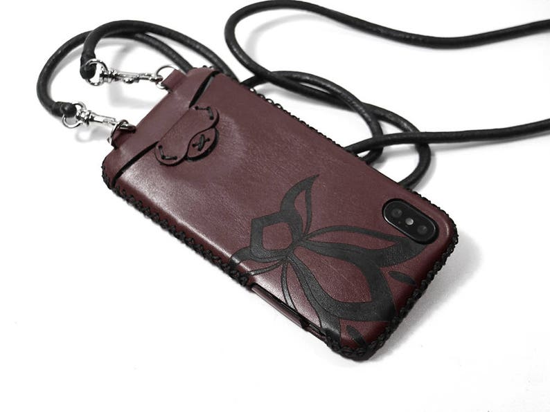 Crossbody leather iPhone 12 Pro max 12 mini 11 / Xs / XR / Xs Etsy