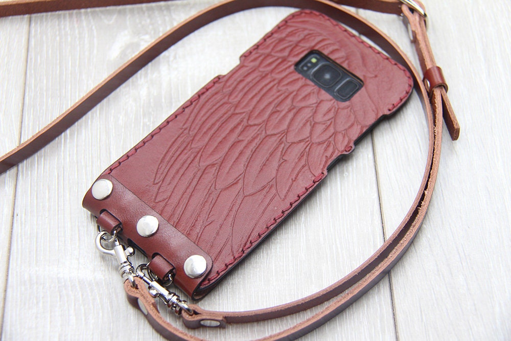 SAMSUNG S21 Ultra 5G S20 FE crossbody leather case Adjustable Etsy