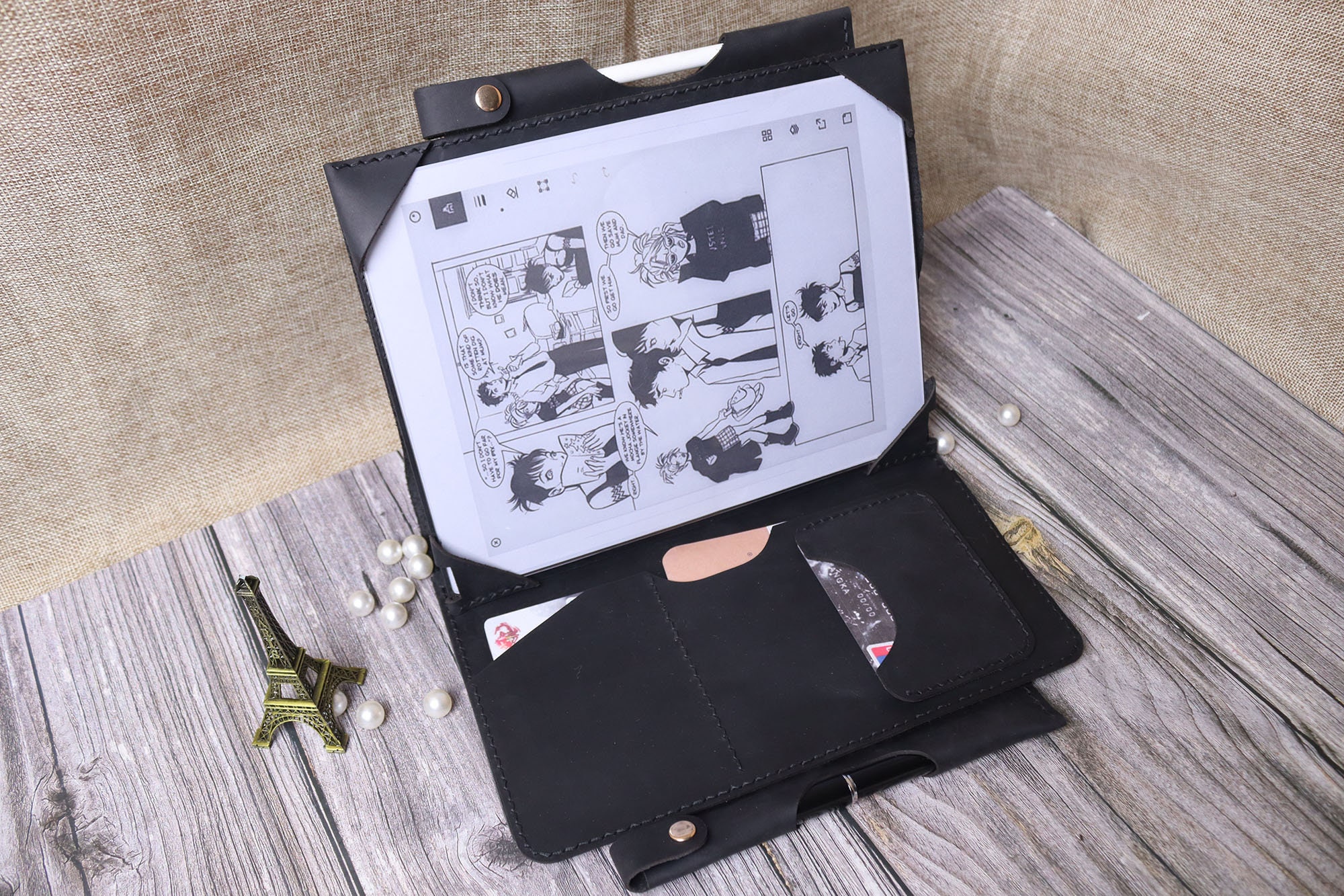 Vintage Supernote A5 X2 Manta Black Case A6 X2 Nomad Cover