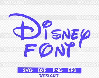 SALE! Disney font svg, disney alphabet dxf, disney clipart, disney font silhouette svg, disney cricut, download disney font dxf, disney svg.