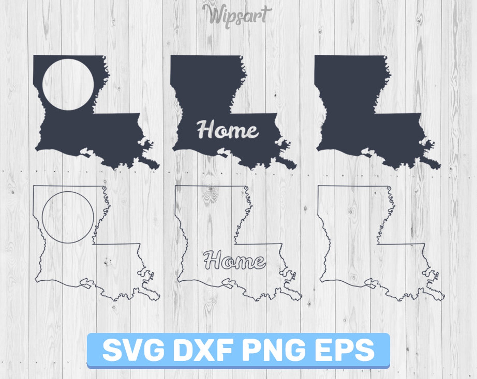 Louisiana Silhouette Louisiana Svg File Louisiana Cut Files - Etsy