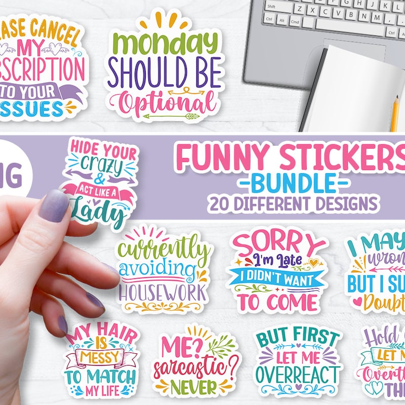 Lustige sticker Etsy.de
