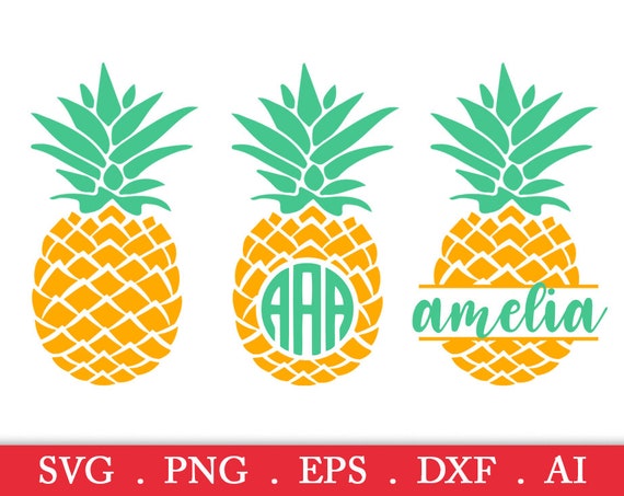 Download SALE Pineapple svg pineapple monogram svg pineapple | Etsy
