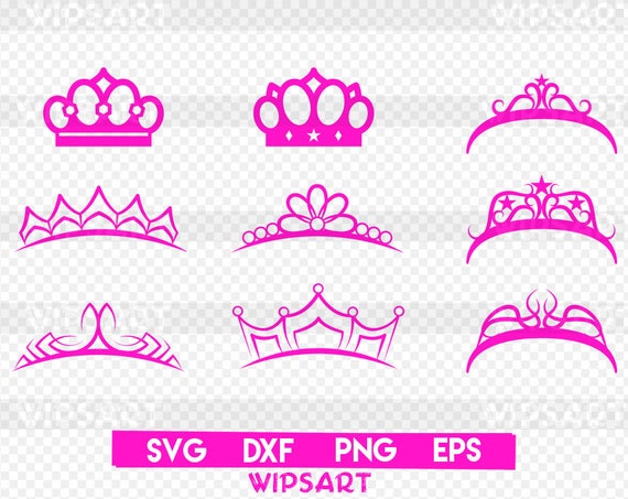 Download Sale Crown Svg Crown Clipart Crown Silhouette Svg Crown Etsy
