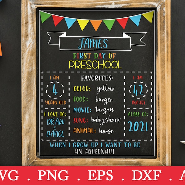 First day of school svg, Back to school svg, Last day of school svg, chalkboard svg