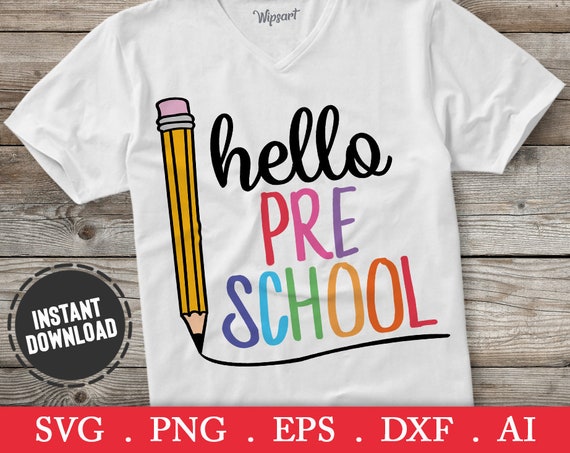 Hello Preschool Cute T-Shirt Freschool Back To School Hello Preschool Cute T-Shirt Freschool Back To School