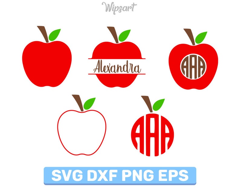 Download Sale Apple Svg Apple Monogram Svg School Svg Teacher Svg Etsy