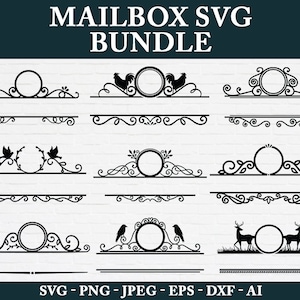 Mailbox svg, mailbox decal svg, postal box svg, mailbox frame svg, mailbox monogram svg, mailbox frames svg, mailbox address svg