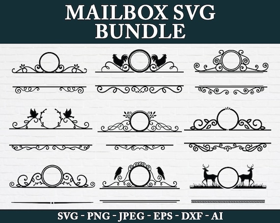 Download Mailbox Svg Mailbox Decal Svg Postal Box Svg Mailbox Frame Etsy