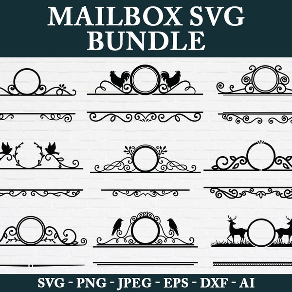 Mailbox svg, mailbox decal svg, postal box svg, mailbox frame svg, mailbox monogram svg, mailbox frames svg, mailbox frames svg, mailbox address svg