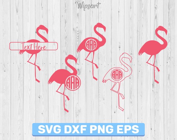 Download Flamingo Svg Flamingo Monogram Svg Flamingo Clipart Svg Etsy