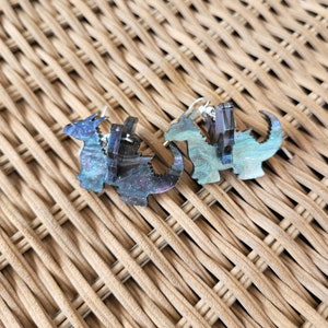 Digital File Only, Earring Files, Glowforge, Dragon Earrings, 3D Earrings