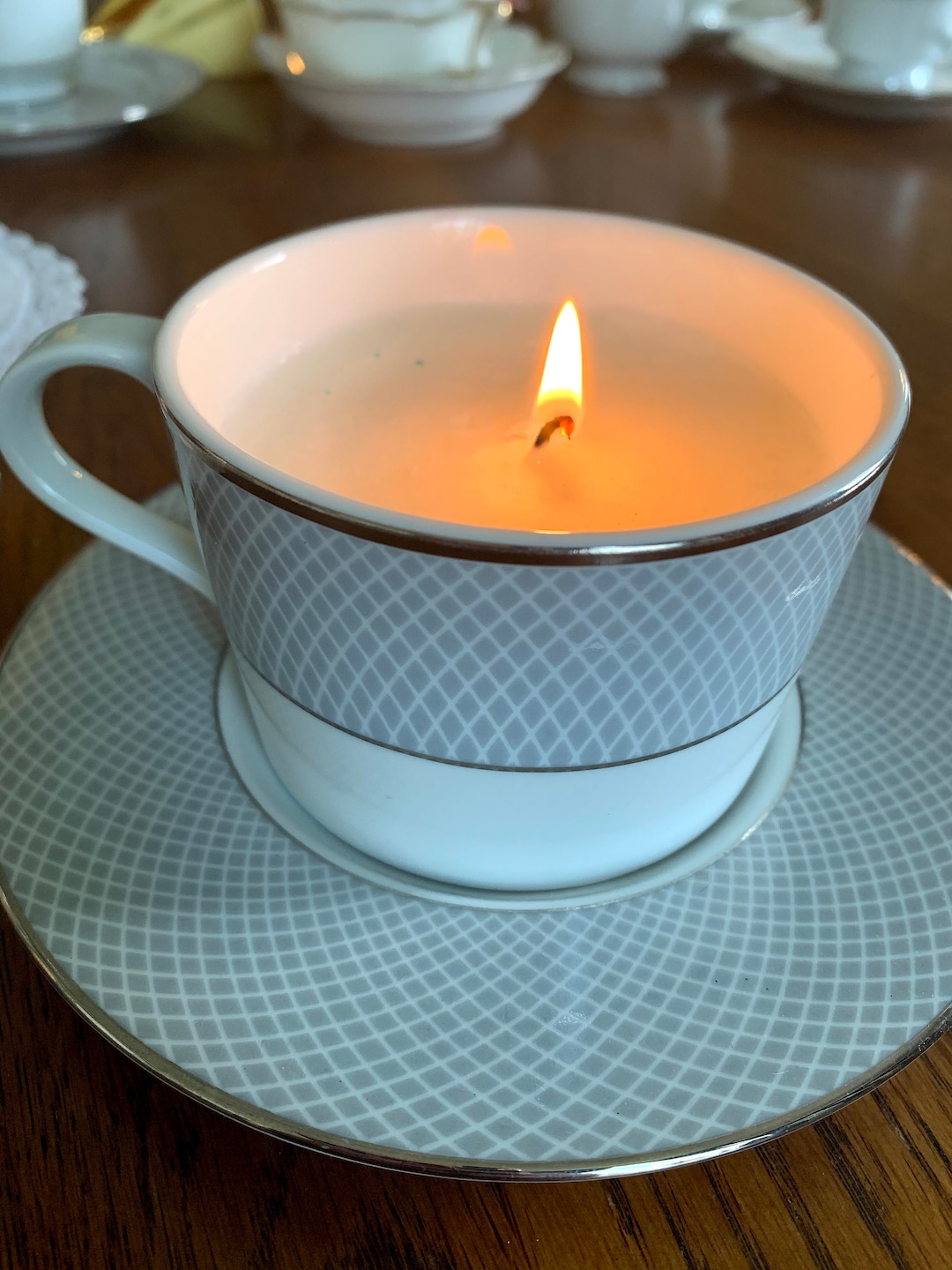 Tea Cup Candle - Etsy