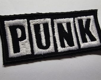 Punk Embroidered Patch