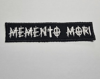 Memento Mori Embroidered Patch