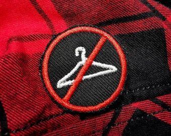 Nie wieder Abbruch Rechte Aufhänger Feminismus Patch