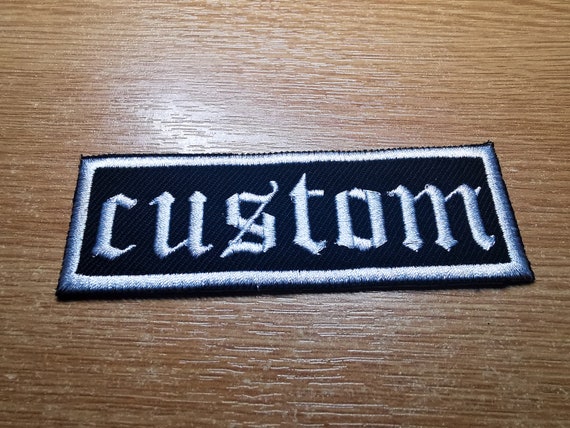 Toppa Con Lettera Inglese Antica Ricamata Personalizzata Da 3" - Applicazione In Feltro Termoadesiva - Italia - Foto 9