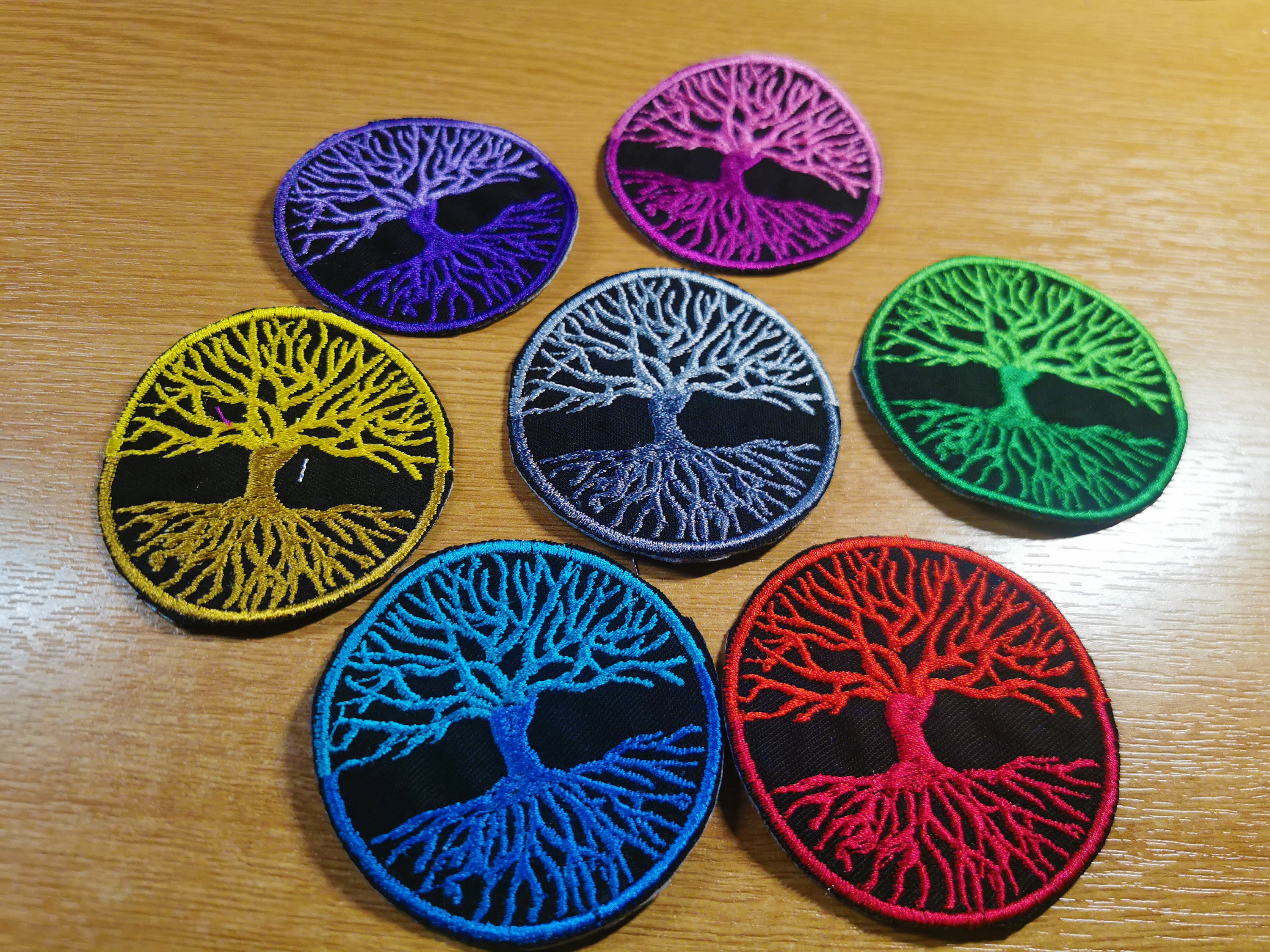 Wikinger Yggdrasil Baum des Lebens Eisen auf bestickten Patch | Etsy