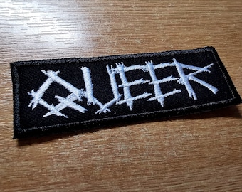 Queer punk metal LGBTQ+ opstrijkpatch Pride geborduurde patches