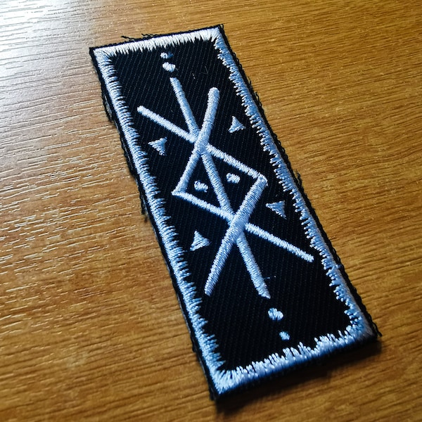 Protection Bindrune Viking Patch Iron On Embroidered Norse Heathenry Bind Runes