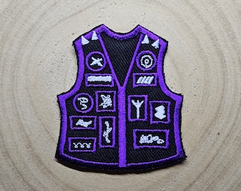バトルジャケット 刺繍パッチジャケット パロディ デスメタル