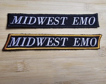 Midwest Emo Embroidered Patch