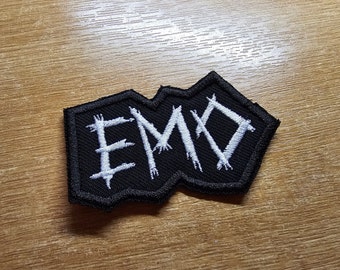 Emo Embroidered Patch Pop Punk Metalcore 00s Culture Throwback