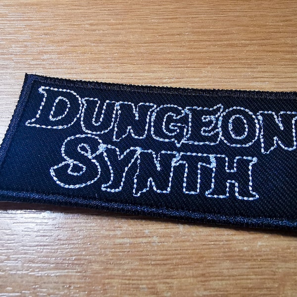 Dungeon Synth Outlines Embroidered Patch Ambient Summoning Caladan Brood Synth Black Metal Atmospheric