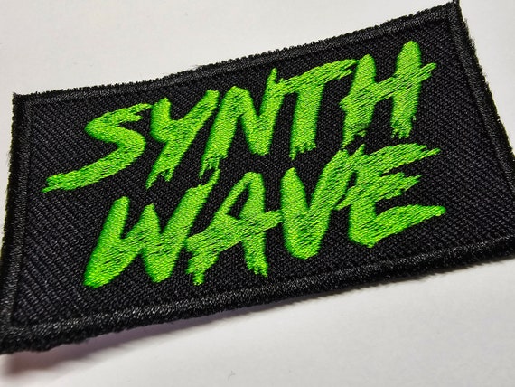 Synthwave Iron on Embroidered Patch Carpenter Brut Retro 80s Patch