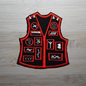 Battle Jacket Embroidered Patch Jacket Parody Death Metal Black Metal Patch Thrash Metal Viking