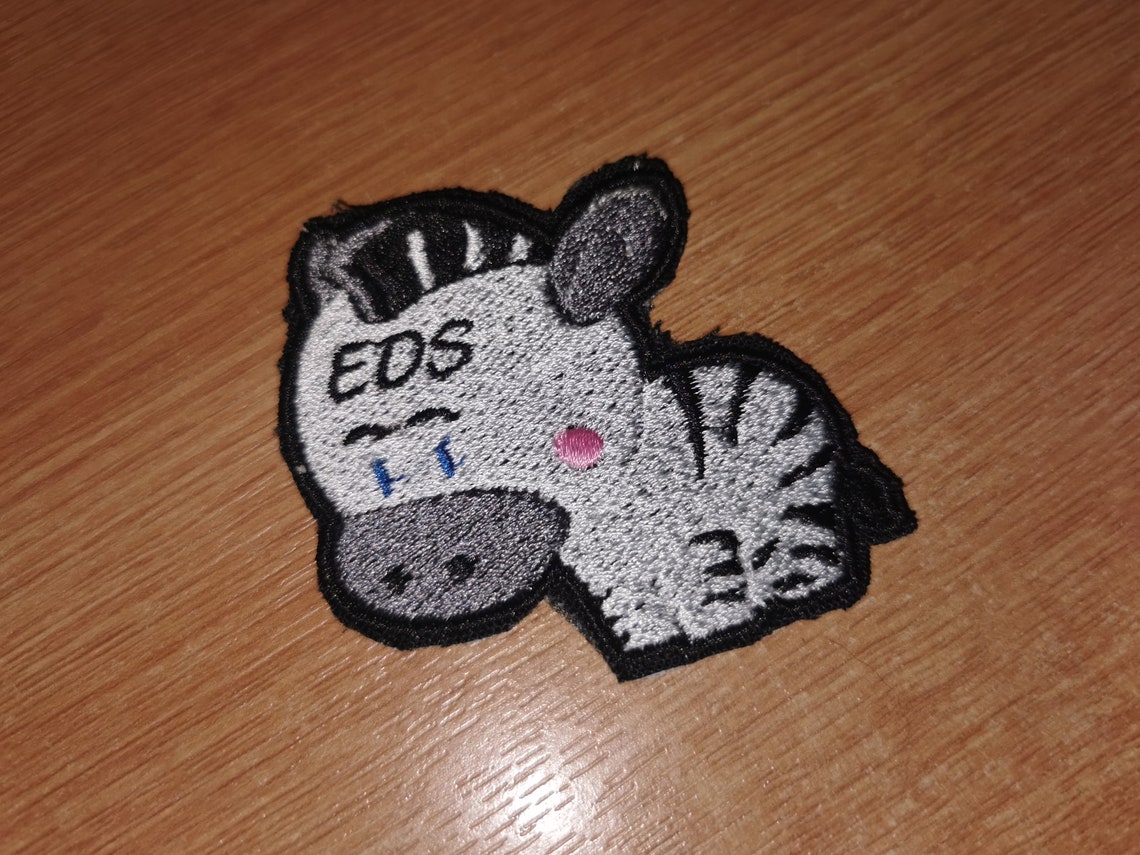 EDS Zebra Ehlers-danlos Ribbon Syndrome Awareness Iron on Embroidered ...