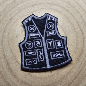 Battle Jacket Embroidered Patch Jacket Parody Death Metal Black Metal Patch Thrash Metal Viking