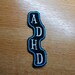 ADHD Iron on Patch Embroidered ADD Awareness Neuro Divergent Autism - Etsy
