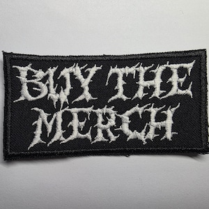 Kaufen Sie The Merch Support Lokale Bands Aufnäher Musikszene Abzeichen Gestickt