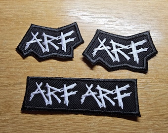 Arf Arf Blegh Metalcore Embroidered Patch Metal Breakdown Emo