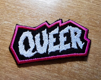 Queerpunk LGBTQ+ opstrijkpatch Pride geborduurde patches