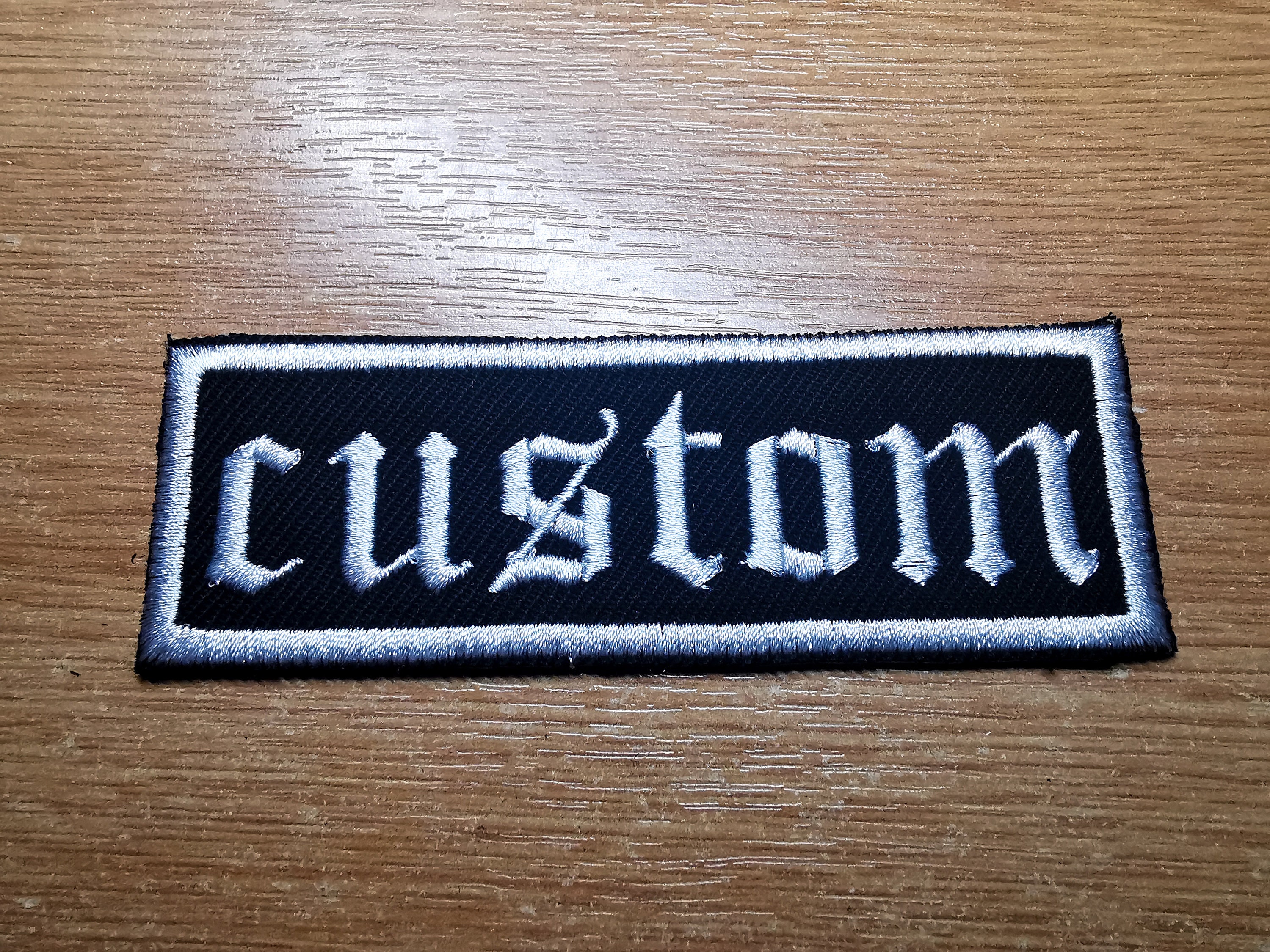 Custom Back Patch Tactical Vest Security Paramedic Military Police Airsoft  Personalized Embroidered Text Name Tape Custom Velcro Patch Large 