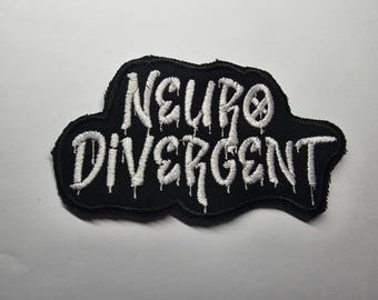 Neurodivergent Graffiti Embroidered Patch